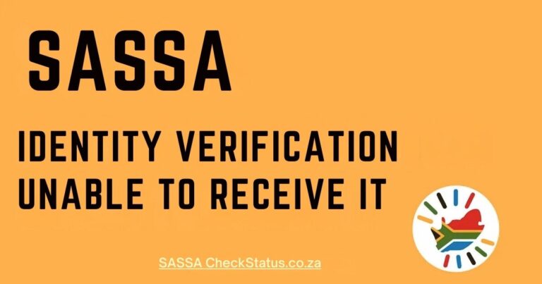 SASSA ID Verification Link