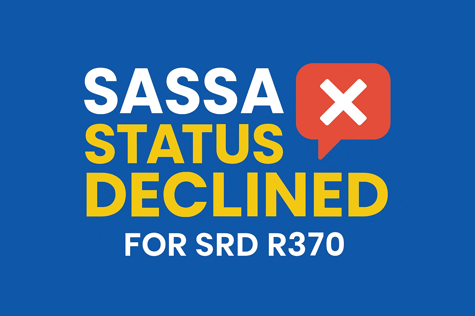 SASSA Status Declined